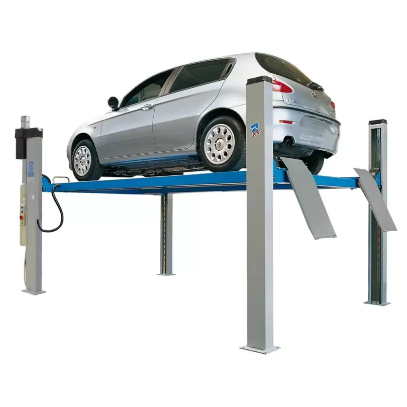 Cầu nâng 4 trụ bàn nâng phẳng 4 tấn