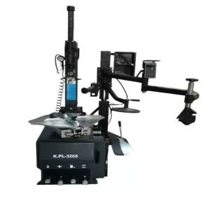 Máy ra vào lốp xe con với tay hỗ trợ